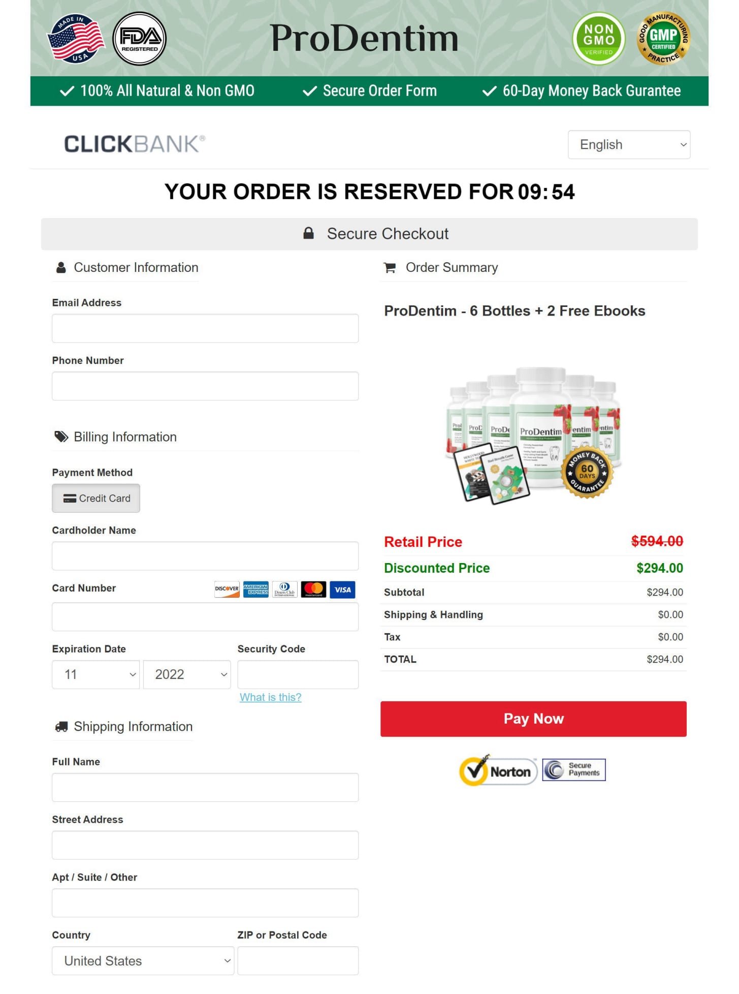 prodentim order Page